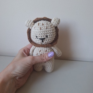 Horgolt amigurumi oroszlán - játék & sport - plüssállat & játékfigura - más figura - Meska.hu
