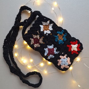 Horgolt kis táska - telefontartó, Táska & Tok, Pénztárca & Más tok, Telefontok, Horgolás, MESKA