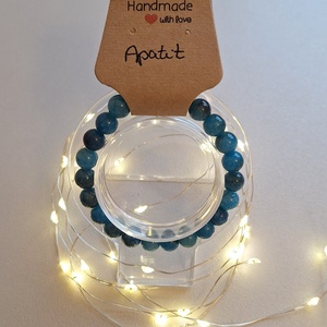 Ásványkarkötő - Apatit - Meska.hu