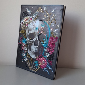 Koponya mintájú jegyzetfüzet - otthon & életmód - papír, írószer - jegyzetfüzet & napló - Meska.hu