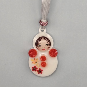 Piros Mesék  Karácsonyi Díszek Szett (4 db) - karácsony - karácsonyi lakásdekoráció - karácsonyfadíszek - Meska.hu