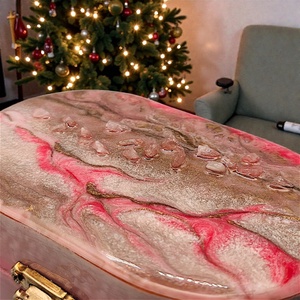 Ovális ékszerdoboz � púder rózsaszín kvarc ihletéssel - ékszer - ékszertartó - ékszerdoboz - Meska.hu