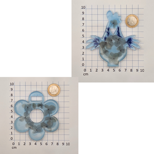 Húsvéti tojásalátét tyúk figurával � epoxi, valódi szárított virágok - otthon & életmód - dekoráció - húsvéti asztaldíszek - Meska.hu