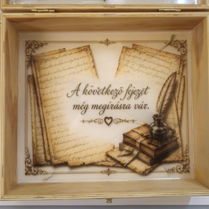 Esküvői emlékdoboz � személyre szabott nászajándék, Memory Box, könyv formájú doboz - esküvő - emlék & ajándék - doboz - Meska.hu