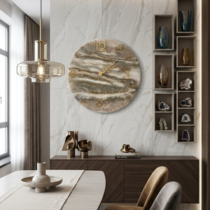 Onyx epoxy falióra � kézzel készült egyedi lakásdekor, Otthon & Életmód, Dekoráció, Fali és függő dekoráció, Falióra & óra, Mindenmás, MESKA