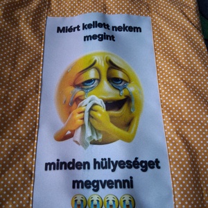 Smile bevásárló táska  - táska & tok - bevásárlás & shopper táska - shopper, textiltáska, szatyor - Meska.hu