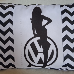 Vw díszpárna, Otthon & Életmód, Lakástextil, Párna & Párnahuzat, Díszpárna (belsővel együtt), Varrás, MESKA