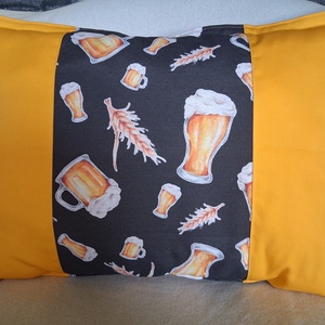 Sörös díszpárna, Otthon & Életmód, Lakástextil, Párna & Párnahuzat, Díszpárna (belsővel együtt), Varrás, MESKA