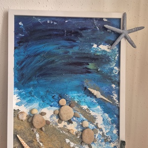 Elindulás , Művészet, Festmény, Festmény vegyes technika, Festészet, Mindenmás, MESKA