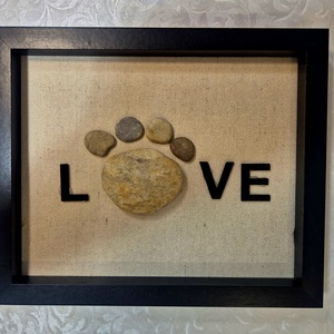 A leghűségesebb barát , Otthon & Életmód, Dekoráció, Kép & Falikép, Kavics kép, Festészet, Mindenmás, MESKA