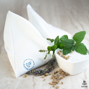  Parajdi sópárna + választható védőhuzattal � 1.5kg erdélyi sóval és 6 féle gyógynövénnyel (aromaterápiás), Szépségápolás, Egészségmegőrzési kellékek, Sópárna, Varrás, MESKA
