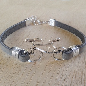 Szürke-ezüst biciklis karkötő -  - Meska.hu