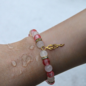 Twisted Hate karkötő, Ékszer, Karkötő, Gyöngyös karkötő, Gyöngyfűzés, gyöngyhímzés, MESKA