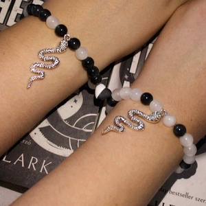 The Sinners duet páros karkötő - ékszer - karkötő - gyöngyös karkötő - Meska.hu