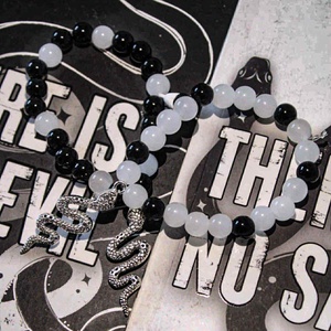 The Sinners duet páros karkötő - ékszer - karkötő - gyöngyös karkötő - Meska.hu