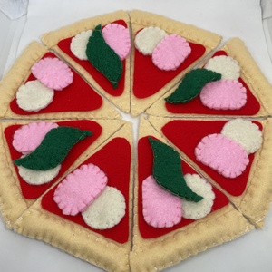Egész pizza 8 szeletes, Játék & Sport, Gyerekkonyha, Játék ételek, Varrás, MESKA