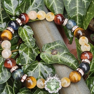 Jó szerencsét!- ásványos karkötő - ékszer - karkötő - ásványkarkötő - Meska.hu