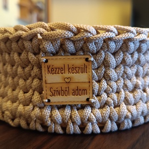 Horgolt kosárka - Meska.hu