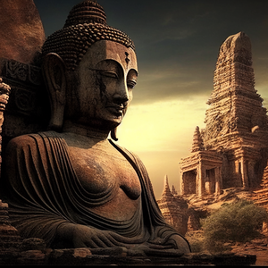 Buddha látkép, Otthon & Lakás, Dekoráció, Kép & Falikép, Vászonkép, Mindenmás, Meska