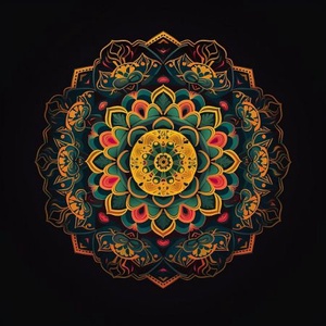 Negyedik Mandala vászonkép, Otthon & Lakás, Dekoráció, Kép & Falikép, Vászonkép, Mindenmás, Meska