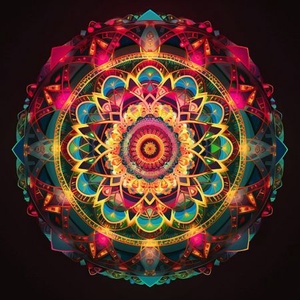 Hatodik Mandala vászonkép, Otthon & Lakás, Dekoráció, Kép & Falikép, Vászonkép, Mindenmás, Meska