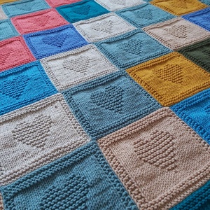 Vidéki hangulat patchwork takaró, Otthon & Életmód, Lakástextil, Felnőtt takaró, pléd, Kötés, Patchwork, foltvarrás, MESKA