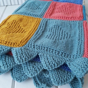 Vidéki hangulat patchwork takaró - otthon & életmód - lakástextil - felnőtt takaró, pléd - Meska.hu