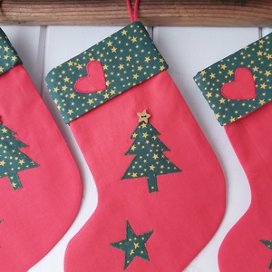 Karácsonyi zokni/csizma - karácsony - karácsonyi lakásdekoráció - karácsonyi lakásdíszek - Meska.hu