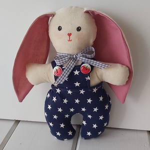 Öltöztethető  nyuszika - játék & sport - plüssállat & játékfigura - nyuszi - Meska.hu