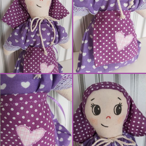 Levendula baba - játék & sport - baba & babaház - baba - Meska.hu