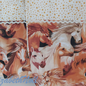 Lovas-csillagos ajándékátadó tasak - táska & tok - bevásárlás & shopper táska - shopper, textiltáska, szatyor - Meska.hu