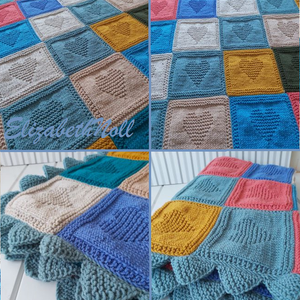 Vidéki hangulat patchwork takaró - otthon & életmód - lakástextil - felnőtt takaró, pléd - Meska.hu