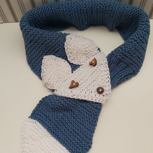 Kékróka-sál felnőtt méretben, Ruha & Divat, Sál, Sapka, Kendő, Sál, Kötés, MESKA