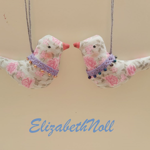 Gyöngyös, csipkés kismadarak - otthon & életmód - dekoráció - ajtó- és ablak dekoráció - ablakdísz - Meska.hu