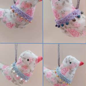 Gyöngyös, csipkés kismadarak - otthon & életmód - dekoráció - ajtó- és ablak dekoráció - ablakdísz - Meska.hu