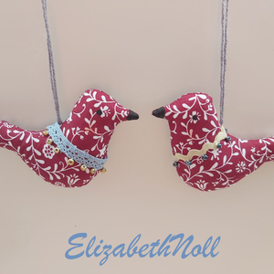 Gyöngyös, csipkés kismadarak - otthon & életmód - dekoráció - ajtó- és ablak dekoráció - ablakdísz - Meska.hu