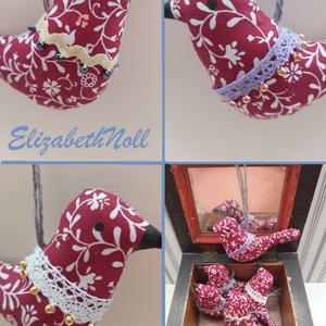 Gyöngyös, csipkés kismadarak - otthon & életmód - dekoráció - ajtó- és ablak dekoráció - ablakdísz - Meska.hu