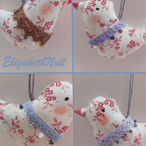 Gyöngyös, csipkés kismadarak - otthon & életmód - dekoráció - ajtó- és ablak dekoráció - ablakdísz - Meska.hu