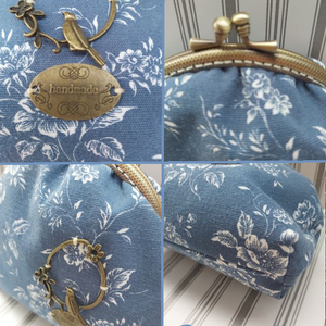 Virágos, madárkás neszesszer - táska & tok - neszesszer - Meska.hu