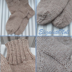  Kézzel kötött, gyapjú  zoknik - ruha & divat - cipő & papucs - zokni - Meska.hu