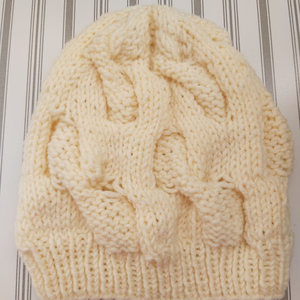 Fantázia, csavart mintás sapka  - ruha & divat - sál, sapka, kendő - sapka - Meska.hu