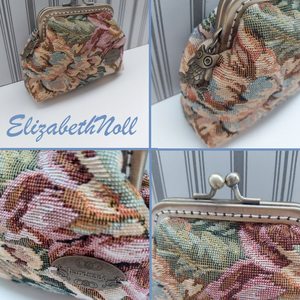 Vintage báj, kézműves elegancia - táska & tok - neszesszer - Meska.hu