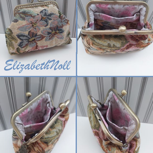 Vintage báj, kézműves elegancia - táska & tok - neszesszer - Meska.hu