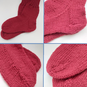 Természetes meleg, természetes stílus - ruha & divat - cipő & papucs - zokni - Meska.hu