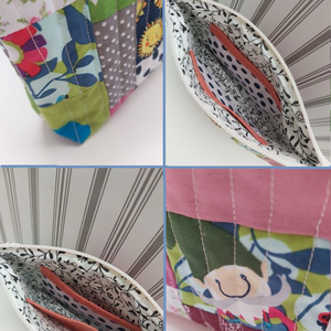 Napocskás patchwork tolltartó, neszesszer - otthon & életmód - papír, írószer - tolltartó & ceruzatekercs - Meska.hu