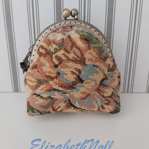 Virágmintás gobelin pénztárca, neszesszer, Táska & Tok, Neszesszer, Varrás, MESKA