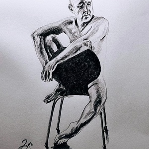 Boudoir kép megrendelésre - művészet - grafika & illusztráció - ceruzarajz - Meska.hu