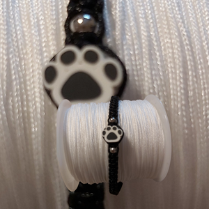 Tappancsos karkötő, Ékszer, Karkötő, Fonott karkötő, Csomózás, MESKA