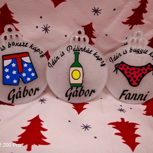 Karácsonyfadísz: Idén is pálinkát kapsz, Karácsony, Karácsonyi lakásdekoráció, Karácsonyfadíszek, Mindenmás, MESKA