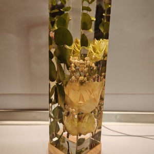 Hangulatlámpa Menyasszonyi csokorból - otthon & életmód - lámpa - hangulatlámpa - Meska.hu